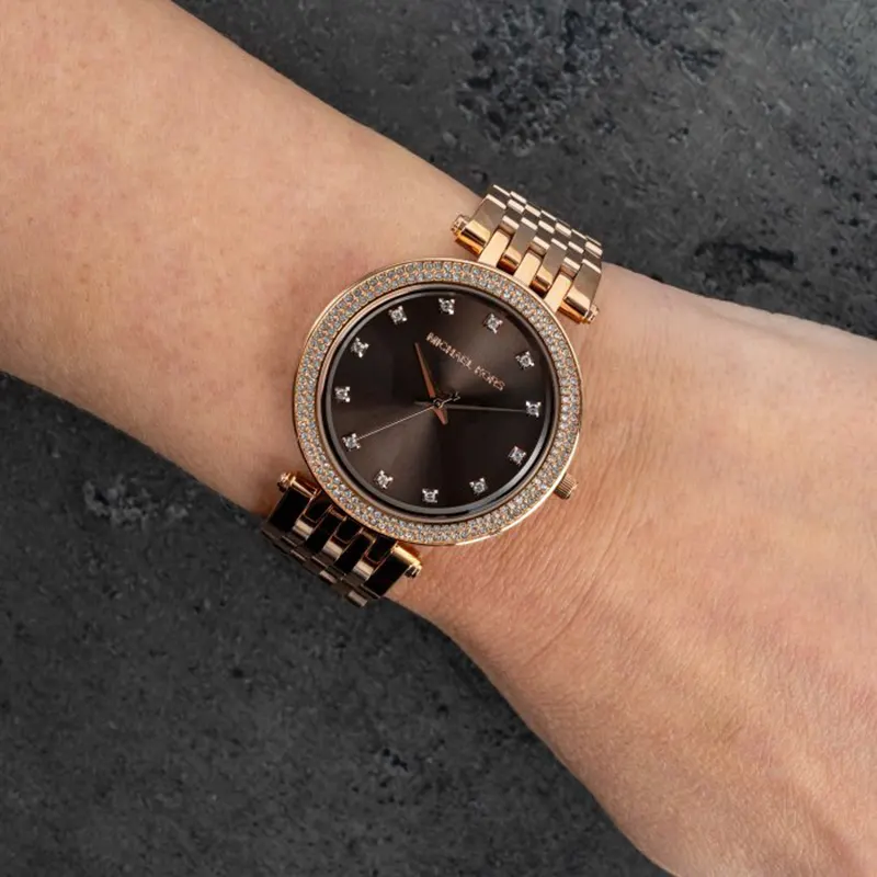 Michael Kors Darci Rose Gold-tone Casual Ladies Watch- MK3217